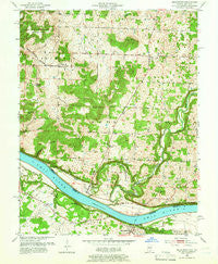 Mauckport Indiana Historical topographic map, 1:24000 scale, 7.5 X 7.5 Minute, Year 1950