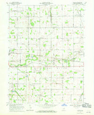 Maxville Indiana Historical topographic map, 1:24000 scale, 7.5 X 7.5 Minute, Year 1969
