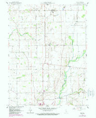 Mays Indiana Historical topographic map, 1:24000 scale, 7.5 X 7.5 Minute, Year 1959