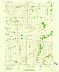Mays Indiana Historical topographic map, 1:24000 scale, 7.5 X 7.5 Minute, Year 1959