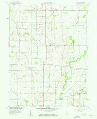 Mays Indiana Historical topographic map, 1:24000 scale, 7.5 X 7.5 Minute, Year 1959
