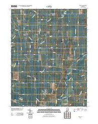 Mays Indiana Historical topographic map, 1:24000 scale, 7.5 X 7.5 Minute, Year 2010