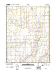 Mays Indiana Historical topographic map, 1:24000 scale, 7.5 X 7.5 Minute, Year 2013