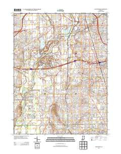 Maywood Indiana Historical topographic map, 1:24000 scale, 7.5 X 7.5 Minute, Year 2013