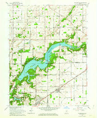 Mc Cordsville Indiana Historical topographic map, 1:24000 scale, 7.5 X 7.5 Minute, Year 1962