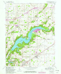 Mc Cordsville Indiana Historical topographic map, 1:24000 scale, 7.5 X 7.5 Minute, Year 1962