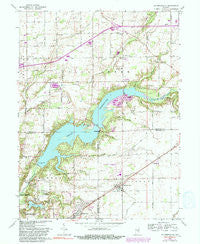 Mc Cordsville Indiana Historical topographic map, 1:24000 scale, 7.5 X 7.5 Minute, Year 1962