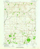 Mc Coysburg Indiana Historical topographic map, 1:24000 scale, 7.5 X 7.5 Minute, Year 1962