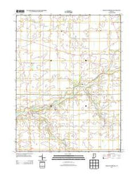 Mechanicsburg Indiana Historical topographic map, 1:24000 scale, 7.5 X 7.5 Minute, Year 2013