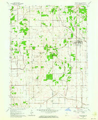 Medaryville Indiana Historical topographic map, 1:24000 scale, 7.5 X 7.5 Minute, Year 1962