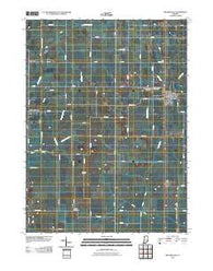 Medaryville Indiana Historical topographic map, 1:24000 scale, 7.5 X 7.5 Minute, Year 2010