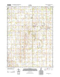Medaryville Indiana Historical topographic map, 1:24000 scale, 7.5 X 7.5 Minute, Year 2013