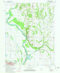 Merom Indiana Historical topographic map, 1:24000 scale, 7.5 X 7.5 Minute, Year 1966