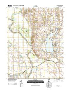 Merom Indiana Historical topographic map, 1:24000 scale, 7.5 X 7.5 Minute, Year 2013