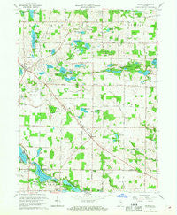 Merriam Indiana Historical topographic map, 1:24000 scale, 7.5 X 7.5 Minute, Year 1965