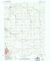 Miami Indiana Historical topographic map, 1:24000 scale, 7.5 X 7.5 Minute, Year 1959