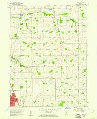 Miami Indiana Historical topographic map, 1:24000 scale, 7.5 X 7.5 Minute, Year 1959
