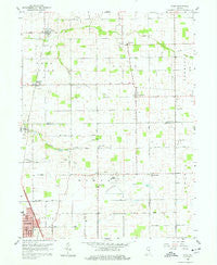 Miami Indiana Historical topographic map, 1:24000 scale, 7.5 X 7.5 Minute, Year 1959