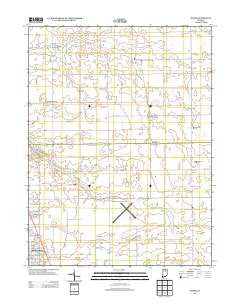 Miami Indiana Historical topographic map, 1:24000 scale, 7.5 X 7.5 Minute, Year 2013