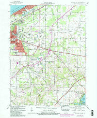 Michigan City East Indiana Historical topographic map, 1:24000 scale, 7.5 X 7.5 Minute, Year 1969