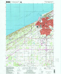 Michigan City West Indiana Historical topographic map, 1:24000 scale, 7.5 X 7.5 Minute, Year 1994