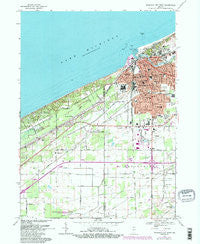 Michigan City West Indiana Historical topographic map, 1:24000 scale, 7.5 X 7.5 Minute, Year 1969