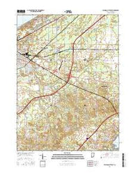 Michigan City East Indiana Current topographic map, 1:24000 scale, 7.5 X 7.5 Minute, Year 2016