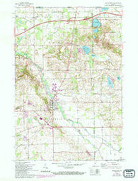 Middlebury Indiana Historical topographic map, 1:24000 scale, 7.5 X 7.5 Minute, Year 1961