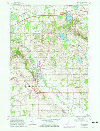 Middlebury Indiana Historical topographic map, 1:24000 scale, 7.5 X 7.5 Minute, Year 1961