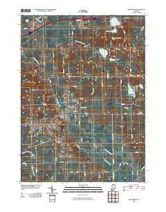 Middlebury Indiana Historical topographic map, 1:24000 scale, 7.5 X 7.5 Minute, Year 2010