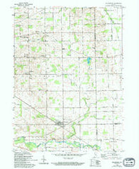 Millersburg Indiana Historical topographic map, 1:24000 scale, 7.5 X 7.5 Minute, Year 1959