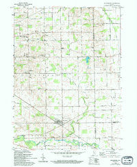 Millersburg Indiana Historical topographic map, 1:24000 scale, 7.5 X 7.5 Minute, Year 1959
