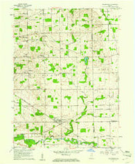 Millersburg Indiana Historical topographic map, 1:24000 scale, 7.5 X 7.5 Minute, Year 1959