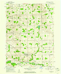 Millersburg Indiana Historical topographic map, 1:24000 scale, 7.5 X 7.5 Minute, Year 1959