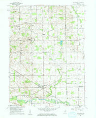 Millersburg Indiana Historical topographic map, 1:24000 scale, 7.5 X 7.5 Minute, Year 1959