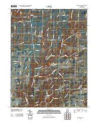 Millhousen Indiana Historical topographic map, 1:24000 scale, 7.5 X 7.5 Minute, Year 2010