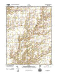 Millhousen Indiana Historical topographic map, 1:24000 scale, 7.5 X 7.5 Minute, Year 2013