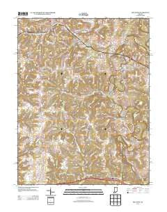 Milltown Indiana Historical topographic map, 1:24000 scale, 7.5 X 7.5 Minute, Year 2013