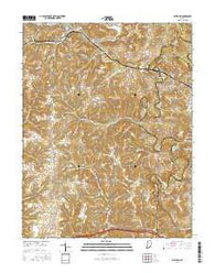 Milltown Indiana Current topographic map, 1:24000 scale, 7.5 X 7.5 Minute, Year 2016