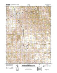 Mitchell Indiana Historical topographic map, 1:24000 scale, 7.5 X 7.5 Minute, Year 2013