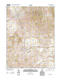 Mitchell Indiana Historical topographic map, 1:24000 scale, 7.5 X 7.5 Minute, Year 2013