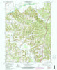 Modesto Indiana Historical topographic map, 1:24000 scale, 7.5 X 7.5 Minute, Year 1970
