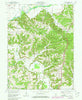Modesto Indiana Historical topographic map, 1:24000 scale, 7.5 X 7.5 Minute, Year 1970