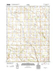 Monon NE Indiana Historical topographic map, 1:24000 scale, 7.5 X 7.5 Minute, Year 2013