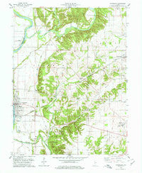 Montezuma Indiana Historical topographic map, 1:24000 scale, 7.5 X 7.5 Minute, Year 1978