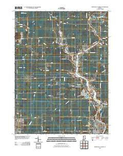 Monticello North Indiana Historical topographic map, 1:24000 scale, 7.5 X 7.5 Minute, Year 2010