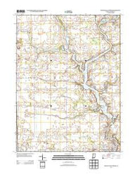 Monticello North Indiana Historical topographic map, 1:24000 scale, 7.5 X 7.5 Minute, Year 2013