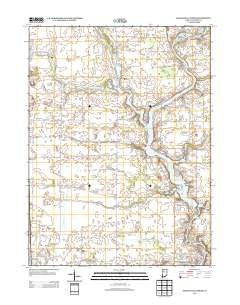 Monticello North Indiana Historical topographic map, 1:24000 scale, 7.5 X 7.5 Minute, Year 2013
