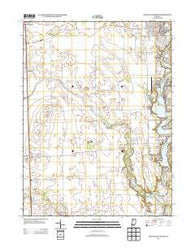 Monticello South Indiana Historical topographic map, 1:24000 scale, 7.5 X 7.5 Minute, Year 2013
