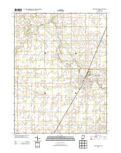 Montpelier Indiana Historical topographic map, 1:24000 scale, 7.5 X 7.5 Minute, Year 2013